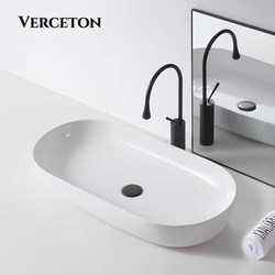 Extra Large Art Countertop Basin Single Basin Hotel Style Large Wash Basin Extended Ceramic Integrated Wash Basin Extra Large Art Countertop Basin Single Basin Hotel Style Large Wash Basin Extended Ceramic Integrated Wash Basin