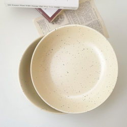 Nordic Style Splash-Ink Ceramic Plate Western-Style Ceremonial Dinner Plate Flat Plate Simple Household Dish Salad Noodle Plate Nordic Style Splash-Ink Ceramic Plate Western-Style Ceremonial Dinner Plate Flat Plate Simple Household Dish Salad Noodle Plate