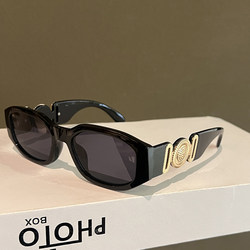 Retro Hong Kong Style Black Sunglasses for Women, Zhao Lusi's Same Style, 2025 New Style, Versatile, High-End Sunglasses with Uv Protection Retro Hong Kong Style Black Sunglasses for Women, Zhao Lusi's Same Style, 2025 New Style, Versatile, High-End Sunglasses with Uv Protection