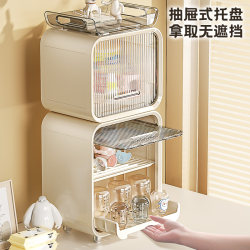 Baby Bottle Storage Box Desktop Supplementary Food Storage Box Cabinet with Lid Dustproof Baby Tableware Multi-Layer Draining Rack Baby Bottle Storage Box Desktop Supplementary Food Storage Box Cabinet with Lid Dustproof Baby Tableware Multi-Layer Draining Rack