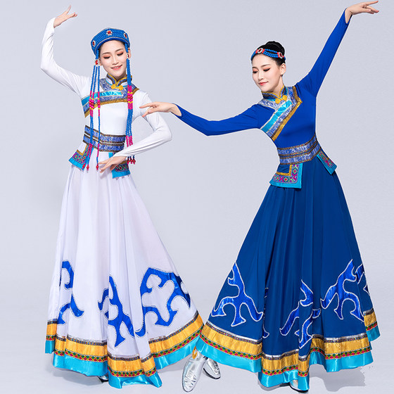New Mongolian performance costumes women's clothing Hongyan dance costumes Mongolian robe adult ethnic minority performance costumes Horizon
New Mongolian performance costumes women's clothing Hongyan dance costumes Mongolian robe adult ethnic minority performance costumes Horizon
