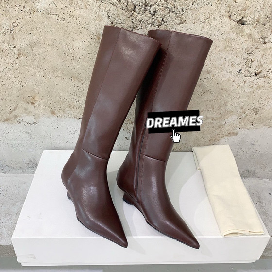 2025 new cowhide pointed toe heeled boots for women black sleeve thin boots nude boots fashion boots for women free shipping
2025 new cowhide pointed toe heeled boots for women black sleeve thin boots nude boots fashion boots for women free shipping
