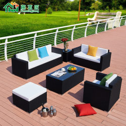 Outdoor rattan furniture living room rattan sofa balcony rattan chair Outdoor rattan furniture living room rattan sofa balcony rattan chair
