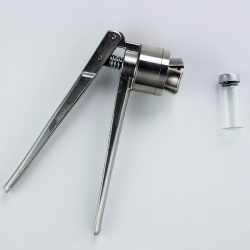 Caliber 20-Type All-Aluminum Cap Presser Hollow Aluminum Foil Sealing Machine Bayonet Glass Bottle Cap Pliers Small  Caliber 20-Type All-Aluminum Cap Presser Hollow Aluminum Foil Sealing Machine Bayonet Glass Bottle Cap Pliers Small
