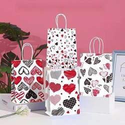 Chinese Valentine's Day Love Valentine's Day Gift Paper Bag for Couple Gifts Wedding Festive Souvenirs Portable Kraft Paper Bag Chinese Valentine's Day Love Valentine's Day Gift Paper Bag for Couple Gifts Wedding Festive Souvenirs Portable Kraft Paper Bag