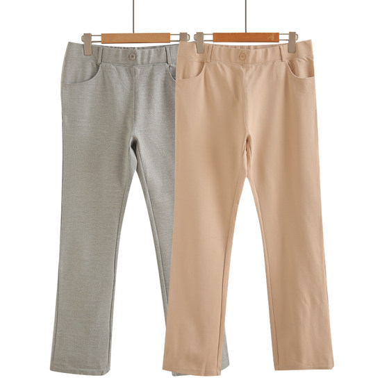 Foreign trade spring and autumn elastic waist wear versatile solid color slim large size casual slim elastic knitted pencil trousers
Foreign trade spring and autumn elastic waist wear versatile solid color slim large size casual slim elastic knitted pencil trousers