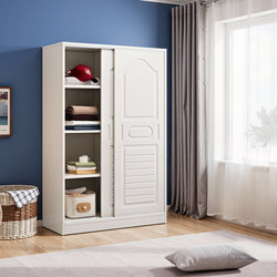 Children's Wardrobe with Solid Wood Sliding Doors for Home Use in Small Bedrooms, 40cm Wide Sliding Door, Small Wardrobe, Low Cabinet, Narrow and Simple Children's Wardrobe with Solid Wood Sliding Doors for Home Use in Small Bedrooms, 40cm Wide Sliding Door, Small Wardrobe, Low Cabinet, Narrow and Simple