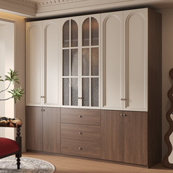 2025 New Wardrobe Medieval Style Solid Wood Large Wardrobe Home Bedroom French Retro Old Money Style Glass Door Wardrobe 2025 New Wardrobe Medieval Style Solid Wood Large Wardrobe Home Bedroom French Retro Old Money Style Glass Door Wardrobe