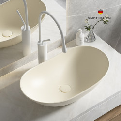 Nordic Cream-Style Ingot-Shaped Ceramic Countertop Washbasin Bathroom Sink Single Basin Household Small Washbasin Nordic Cream-Style Ingot-Shaped Ceramic Countertop Washbasin Bathroom Sink Single Basin Household Small Washbasin