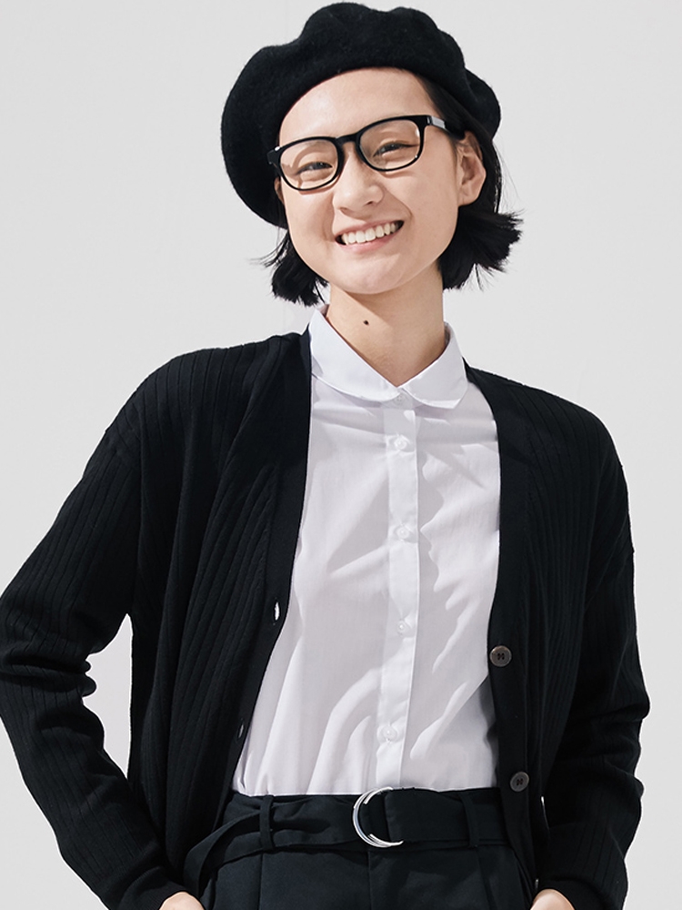 GU罗纹针织开衫 GU罗纹针织开衫