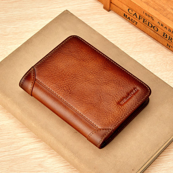Paul Wallet Men's Short Leather Retro Head Layer Cowhide Wallet 2025 New Vertical Driver's License Cover
Paul Wallet Men's Short Leather Retro Head Layer Cowhide Wallet 2025 New Vertical Driver's License Cover