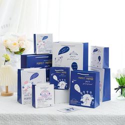 Klein Blue Gift Bag Creative Return Gift Tote Bag Paper Bag Clothing Shopping Bag Birthday Gift Packaging Bag in Stock Klein Blue Gift Bag Creative Return Gift Tote Bag Paper Bag Clothing Shopping Bag Birthday Gift Packaging Bag in Stock