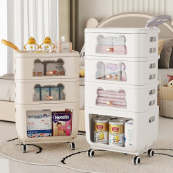 Snack Storage Rack, Small Trolley, Storage Rack, Baby Product Storage Cabinet, Home Living Room, Baby Toy Storage Shelf Snack Storage Rack, Small Trolley, Storage Rack, Baby Product Storage Cabinet, Home Living Room, Baby Toy Storage Shelf