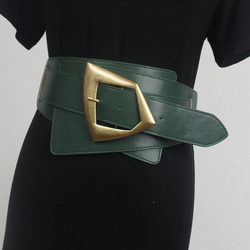 Sweater wide belt for women, decorative girdle, fashionable elasticated skirt, coat, jacket, waist-cinching outer fashion belt Sweater wide belt for women, decorative girdle, fashionable elasticated skirt, coat, jacket, waist-cinching outer fashion belt