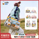 Miffy large-capacity short-distance luggage travel bag 2025 new dry and wet separation portable shoulder crossbody bag for women Miffy large-capacity short-distance luggage travel bag 2025 new dry and wet separation portable shoulder crossbody bag for women