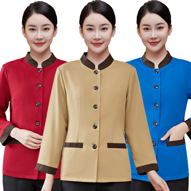 Ropa de trabajo para personal de limpieza de hotel Minerva Manga