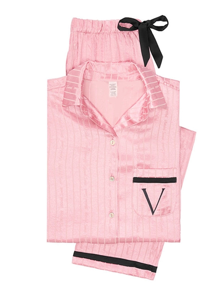 维密睡衣两件套 奢华缎面家居服 维密睡衣两件套 奢华缎面家居服