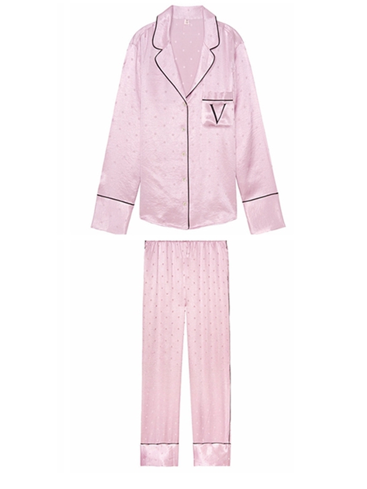 维密睡衣两件套 奢华缎面家居服 维密睡衣两件套 奢华缎面家居服