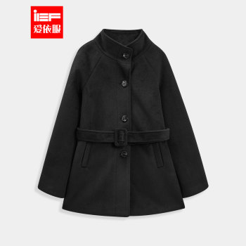 IEF/Aiyifu plus size women's 2025 autumn and winter new French style woolen mid-jacket 
IEF/Aiyifu plus size women's 2025 autumn and winter new French style woolen mid-jacket