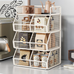 Desktop Storage Box Tea Bag Coffee Storage Rack Bar Table Multi-Layer Table Snack Storage Counter Top Storage Rack Desktop Storage Box Tea Bag Coffee Storage Rack Bar Table Multi-Layer Table Snack Storage Counter Top Storage Rack