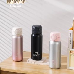 Cup Bear Wave Double Drink Insulated Cup New Solid Color Adult Cup Student School Water Cup Portable Lockable Cup Cup Bear Wave Double Drink Insulated Cup New Solid Color Adult Cup Student School Water Cup Portable Lockable Cup