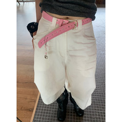 Xinbangbang Fashionable Cute Pin Buckle Belt for Jeans, Sweet Retro Rhinestone Heart Hollow-Out Belt for Women Xinbangbang Fashionable Cute Pin Buckle Belt for Jeans, Sweet Retro Rhinestone Heart Hollow-Out Belt for Women