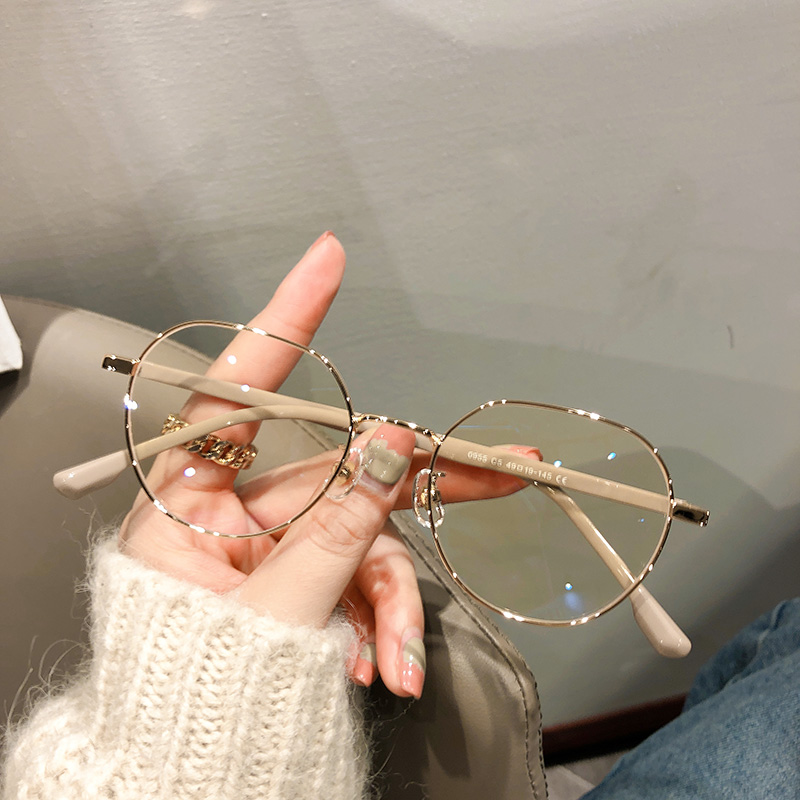 ◇roaju◇ [Girls’ Generation wearing glass][silver925]tiny Xingyu 0955 Alloy Glasses Frames for Small Faces