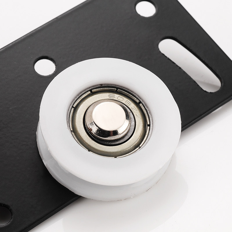 Rotelle Girevoli Per Porte Scorrevoli - Set Di 4 Ruote Con Viti, Scorrimento Silenzioso E Fluido - Foto 7