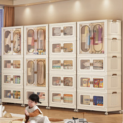Japanese Children's Wardrobe Bedroom Home Use Closet Rental Dustproof Simple Folding Wardrobe No Installation Clothes Storage Cabinet Japanese Children's Wardrobe Bedroom Home Use Closet Rental Dustproof Simple Folding Wardrobe No Installation Clothes Storage Cabinet