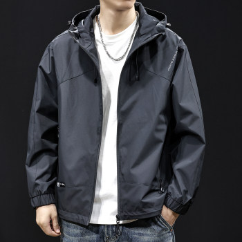 Shock-up men's jacket hooded 2025 new spring and autumn trendy brand men's clothing large size men's outdoor mountain thin jacket Shock-up men's jacket hooded 2025 new spring and autumn trendy brand men's clothing large size men's outdoor mountain thin jacket