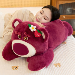 Strawberry Bear Stuffed Toy Pillow Rag Doll Doll Sleeping Pillow Cute Oversized Doll Birthday Gift for Women Strawberry Bear Stuffed Toy Pillow Rag Doll Doll Sleeping Pillow Cute Oversized Doll Birthday Gift for Women