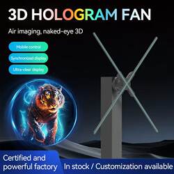 3d hologam fan naked eye 3d holographic fan screenless display stereoscopic suspension projector led advertising machine 3d hologam fan naked eye 3d holographic fan screenless display stereoscopic suspension projector led advertising machine