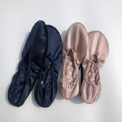 100% mulberry silk soft sole travel and airplane home shoes 100% mulberry silk soft sole travel and airplane home shoes