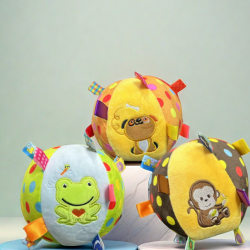 Cross-border new product sound toy ring pet toy ball small, medium and large dog interactive boredom relief pet plush toy Cross-border new product sound toy ring pet toy ball small, medium and large dog interactive boredom relief pet plush toy