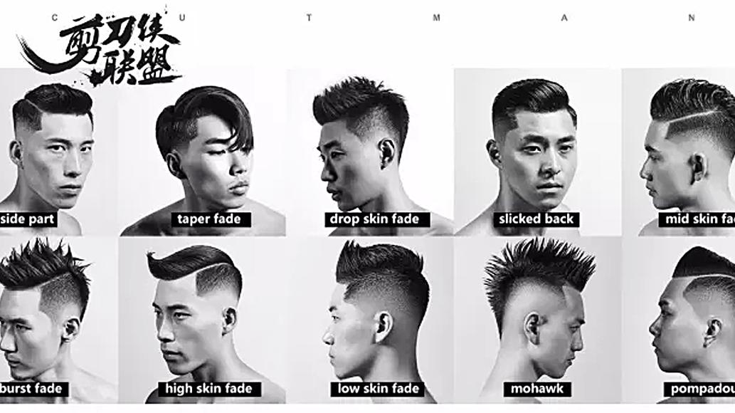 适合18-35岁男士的发型，带图去剪吧
