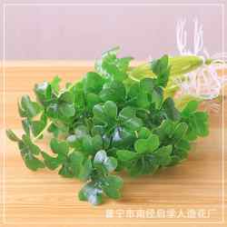 Artificial Four-Leaf Clover Eternal Flower Aquarium Landscaping Fake Green Plant Lucky Grass Home Flower Arrangement Decoration Plastic Fake Flower Artificial Four-Leaf Clover Eternal Flower Aquarium Landscaping Fake Green Plant Lucky Grass Home Flower Arrangement Decoration Plastic Fake Flower