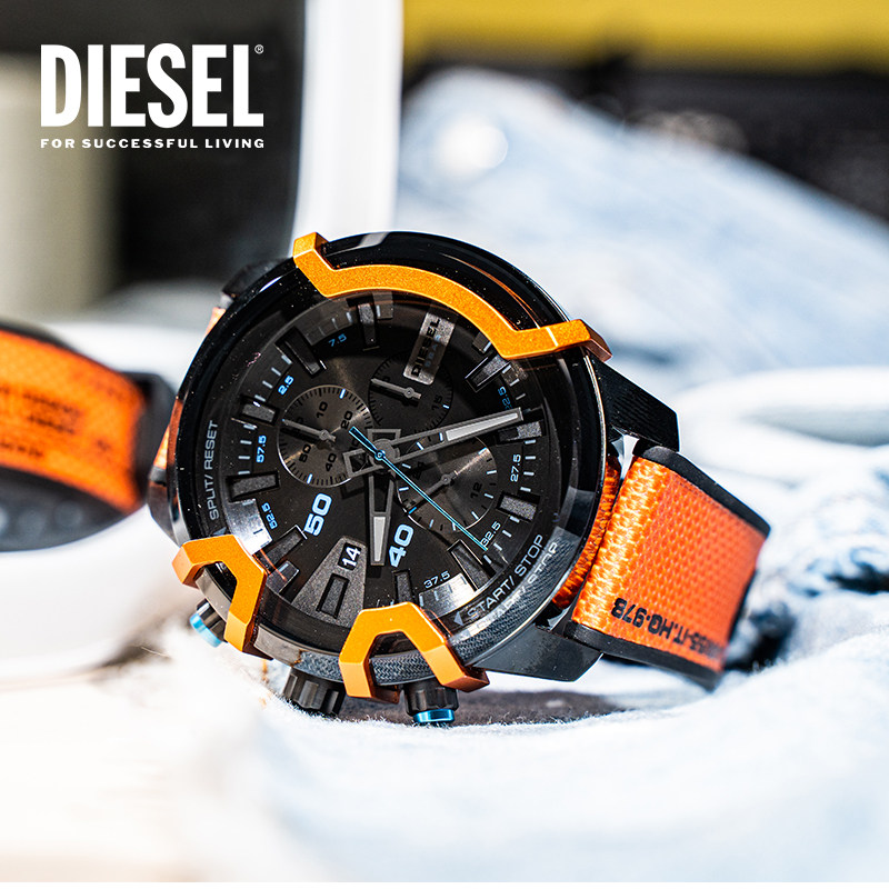 Diesel Men's Quartz Watch DZ4562 Sporty Contrast Dial