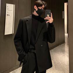 Ootd Men's Double-Breasted Suit, Casual Style, Relaxed Fit, Loose Jacket, Trendy, Cool and Stylish, Drapey Suit Set Ootd Men's Double-Breasted Suit, Casual Style, Relaxed Fit, Loose Jacket, Trendy, Cool and Stylish, Drapey Suit Set