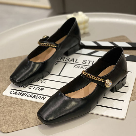 French square-toe Mary Jane small leather shoes for women 2024 new spring and autumn skirt with fairy style fashionable and elegant single shoes
French square-toe Mary Jane small leather shoes for women 2024 new spring and autumn skirt with fairy style fashionable and elegant single shoes