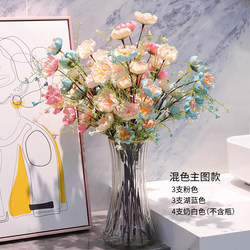 Rhododendron artificial flower decoration fake flower living room dining table Bouquet decoration flower arrangement home Accessible Luxury Classy floral ornaments Rhododendron artificial flower decoration fake flower living room dining table Bouquet decoration flower arrangement home Accessible Luxury Classy floral ornaments