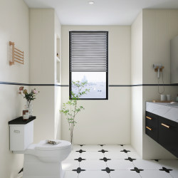 French Retro Black and White Small Tiles Bathroom Bathroom Tiles Flower Pieces Kitchen Balcony Non-Slip Floor Tiles 400*400 French Retro Black and White Small Tiles Bathroom Bathroom Tiles Flower Pieces Kitchen Balcony Non-Slip Floor Tiles 400*400