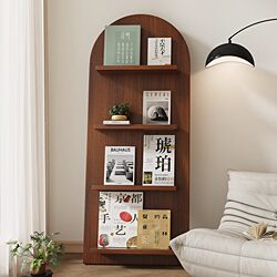 Popular Floor-Standing Display Rack ins Bookshelf Newspaper Rack Multi-Layer Storage Shelf Arched Wall Magazine Rack Popular Floor-Standing Display Rack ins Bookshelf Newspaper Rack Multi-Layer Storage Shelf Arched Wall Magazine Rack