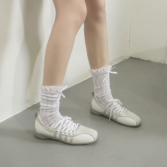 Lin Xiangwan Korean women's big ~ Square-toed Mary Jane shoes design niche retro strap ballet shoes wear single shoes outside
Lin Xiangwan Korean women's big ~ Square-toed Mary Jane shoes design niche retro strap ballet shoes wear single shoes outside
