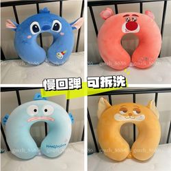bJapanese Stitch U-shaped pillow memory foam neck pillow cute lunch break pillow travel portable bJapanese Stitch U-shaped pillow memory foam neck pillow cute lunch break pillow travel portable