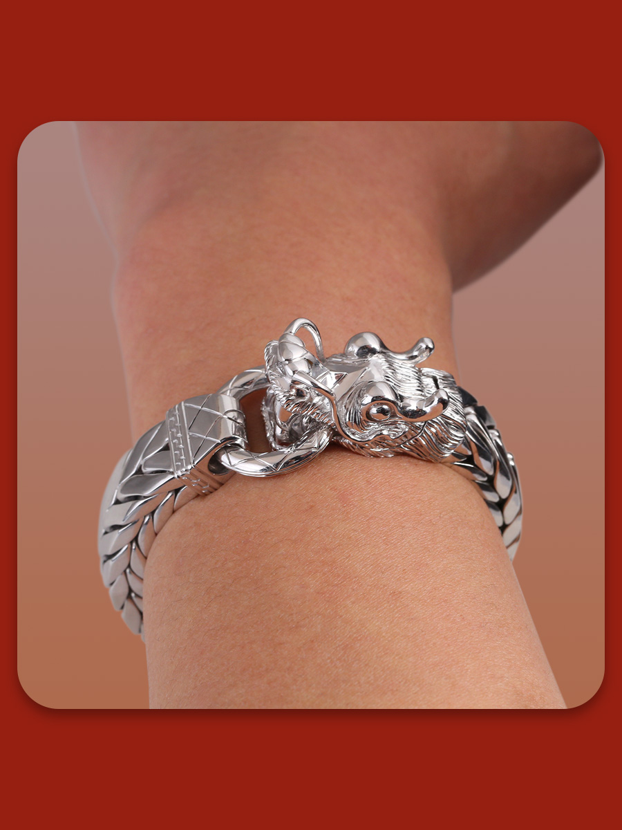 ブレスレットプラチナ950 PT950 12面 トリプル 21g 18cm ブレスレット プラチナ 造幣局刻印有り