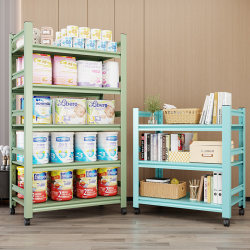 Trolley Storage Rack Kitchen Floor-Standing Bedroom Multi-Layer Baby Snacks Mobile Bathroom Toilet Storage Rack Trolley Storage Rack Kitchen Floor-Standing Bedroom Multi-Layer Baby Snacks Mobile Bathroom Toilet Storage Rack