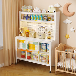Baby Feeding Table Storage Cabinet Baby Supplies Storage Rack Floor Multi-Layer Multi-Function Large Capacity Storage Storage Cabinet Baby Feeding Table Storage Cabinet Baby Supplies Storage Rack Floor Multi-Layer Multi-Function Large Capacity Storage Storage Cabinet