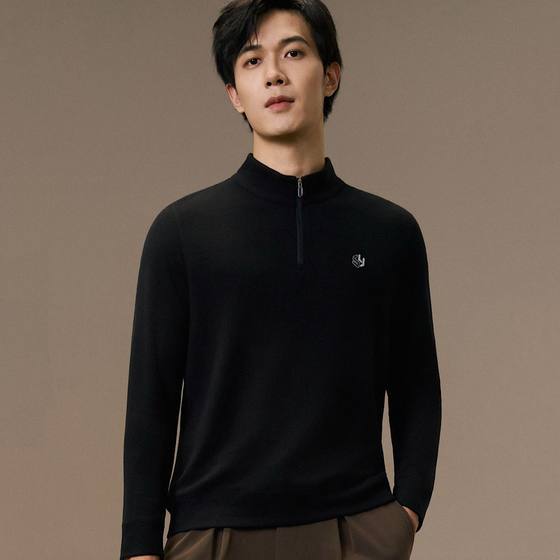 New autumn and winter style half-zipper stand collar warm pullover base shirt for men's clothing, inside and outside wearing sweatshirt 2511
New autumn and winter style half-zipper stand collar warm pullover base shirt for men's clothing, inside and outside wearing sweatshirt 2511