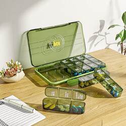 Home medicine box storage box medicine box medicine outing student dormitory standing waterproof family weekly medicine bag to take medicine Home medicine box storage box medicine box medicine outing student dormitory standing waterproof family weekly medicine bag to take medicine