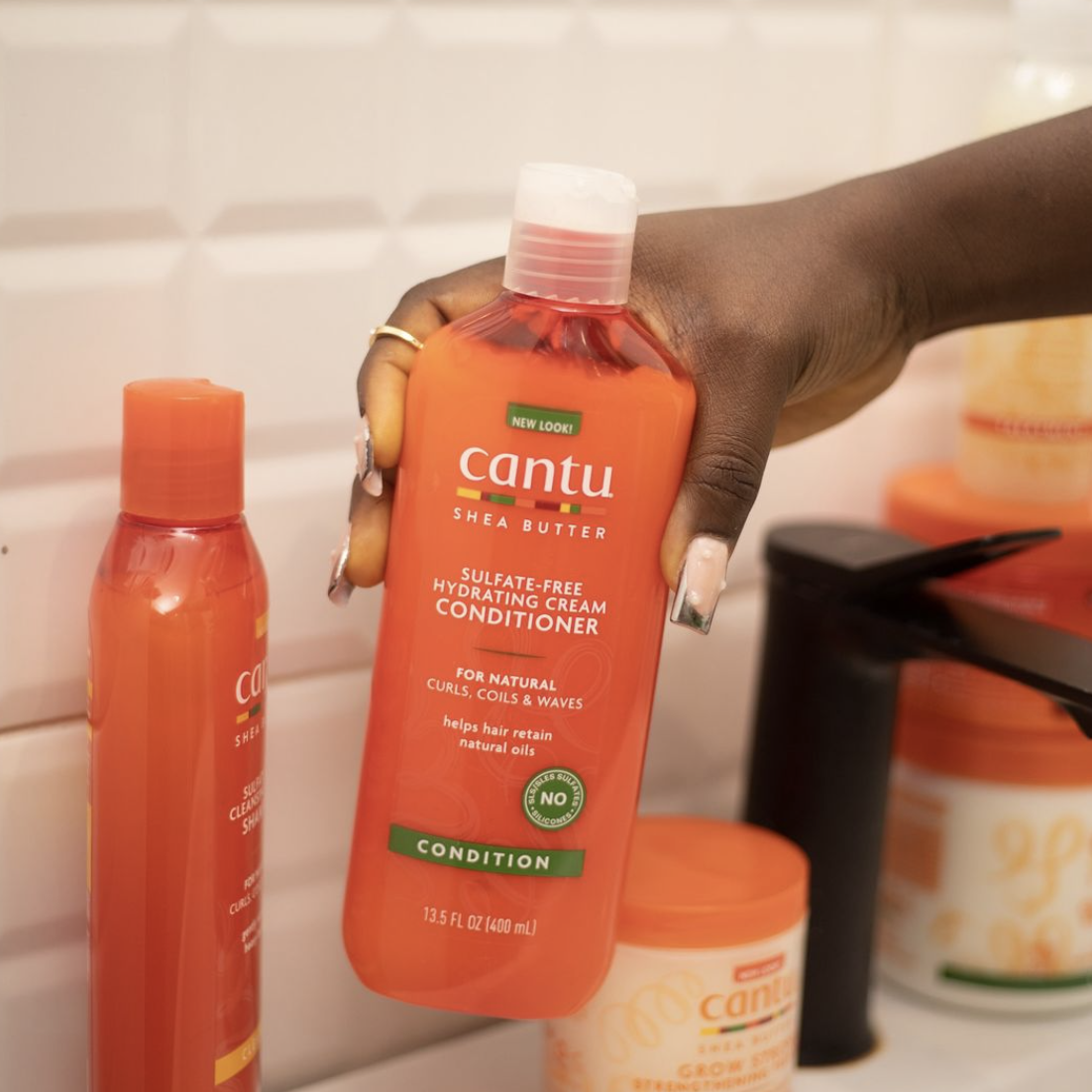 Cantu Shea Butter Sulfate-Free Curl Shampoo Conditioner